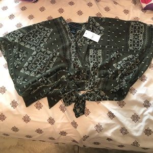 Rue 21 tie crop top